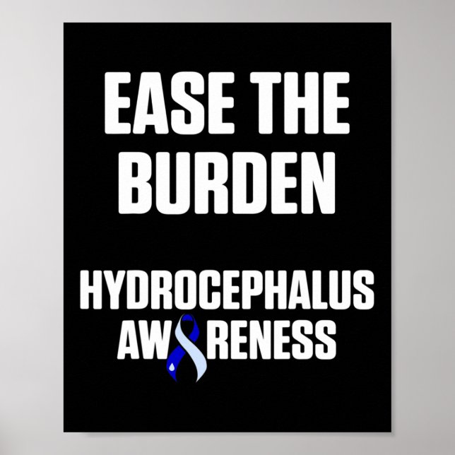 Hydrocephalus Survivor Ease Awareness Warrior  Poster (Front)