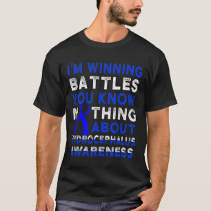 Hydrocephalus Survivor Full-time Awareness Warrior T-Shirt
