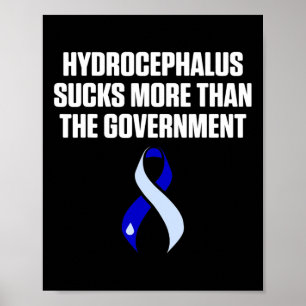 Hydrocephalus Survivor Government Awareness Warrio Poster