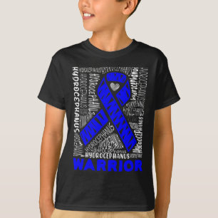 Hydrocephalus Survivor Hardworking Awareness Warri T-Shirt