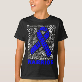 Hydrocephalus Survivor Hardworking Awareness Warri T-Shirt