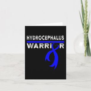 Hydrocephalus Survivor Healthy Awareness Warrior 1 Card