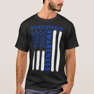 Hydrocephalus Survivor Illness Awareness Warrior  T-Shirt
