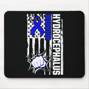 Hydrocephalus Survivor Inspiring Awareness Warrior Mouse Pad