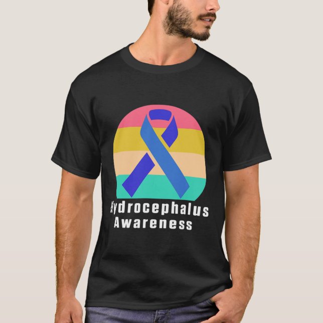 Hydrocephalus Survivor Medical Awareness Warrior  T-Shirt (Front)