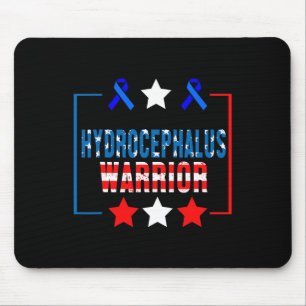 Hydrocephalus Survivor Proud Awareness Warrior 2 Mouse Pad