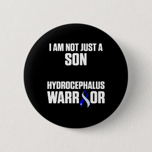 Hydrocephalus Survivor Son Awareness Warrior 2 Inch Round Button