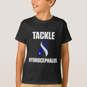 Hydrocephalus Survivor Tackling Awareness Warrior T-Shirt