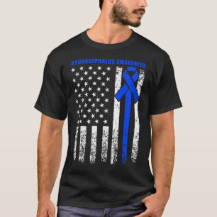 Hydrocephalus Survivor Therapy Awareness Warrior  T-Shirt