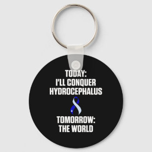Hydrocephalus Survivor Today Awareness Warrior Keychain