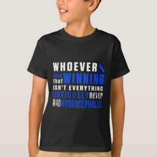 Hydrocephalus Survivor Winning Awareness Warrior 2 T-Shirt