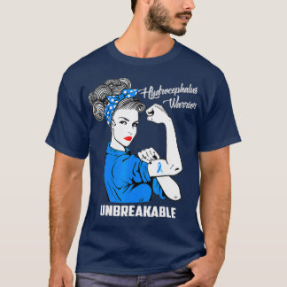 Hydrocephalus Warrior Unbreakable  Awareness T-Shirt