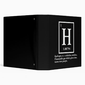 hydrogen - a gas which turns into people binder