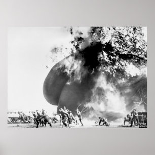 Hydrogen Balloon Accident - Ft Sill Oklahoma 1918 Poster