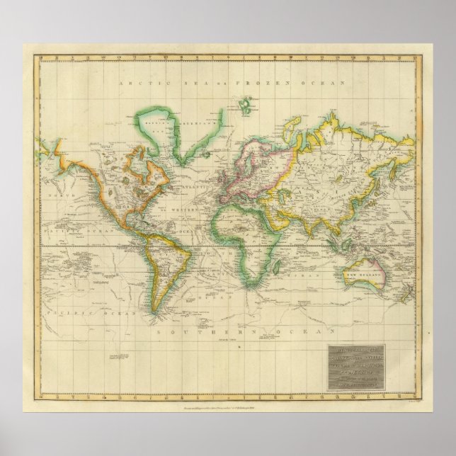 Hydrographical chart of the World (Front)