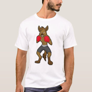 Hyena at Boxing with Boxing gloves T-Shirt