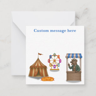 Hyena hawker. Add your own message. Card