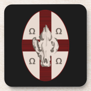 Hyena Shield Coaster