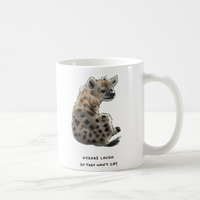 hyena trivia coffee mug (Right)