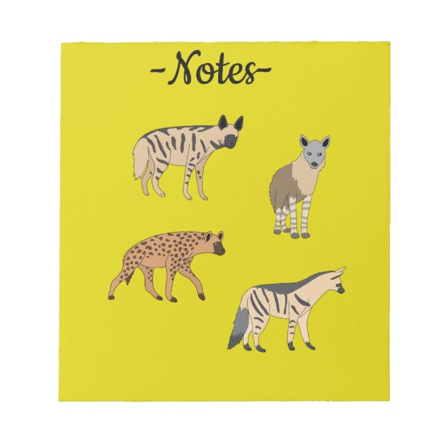 Hyenas Notepad (Front)