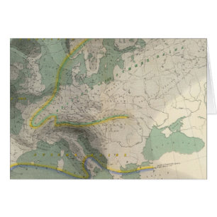 Hyetographic map Europe