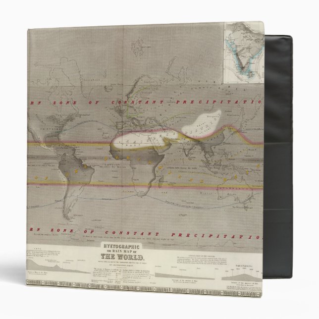 Hyetographic rain map binder (Front/Inside)