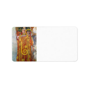 Hygeia by Gustav Klimt Label