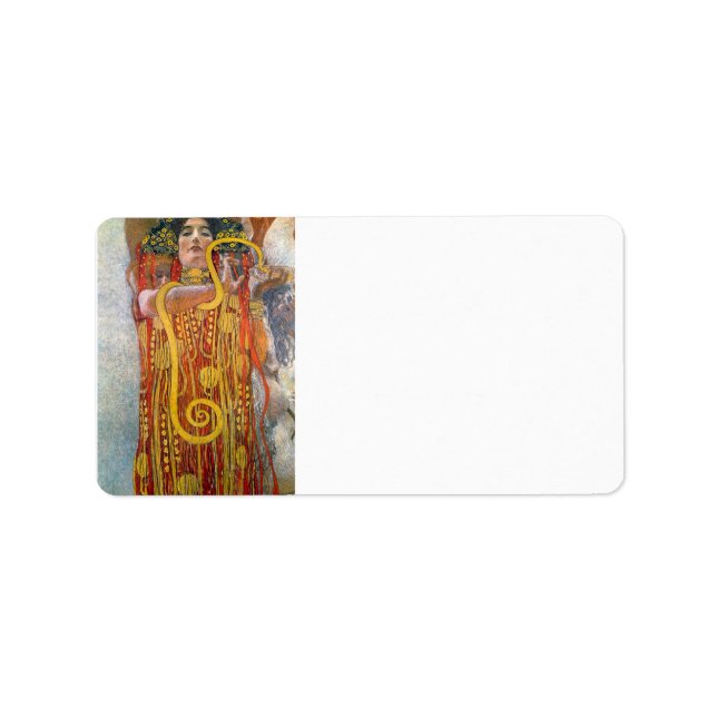 Hygeia by Gustav Klimt Label (Front)