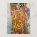 Hygeia by Gustav Klimt Postcard<br><div class="desc">This painting titled Hygeia is made by the famous artist, Gustav Klimt. About Gustav Klimt Gustav Klimt was an Austrian Symbolist painter and one of the most prominent members of the Vienna Secession movement. The design habits of the founding members and president of the Vienna Secession in 1897 and of...</div>