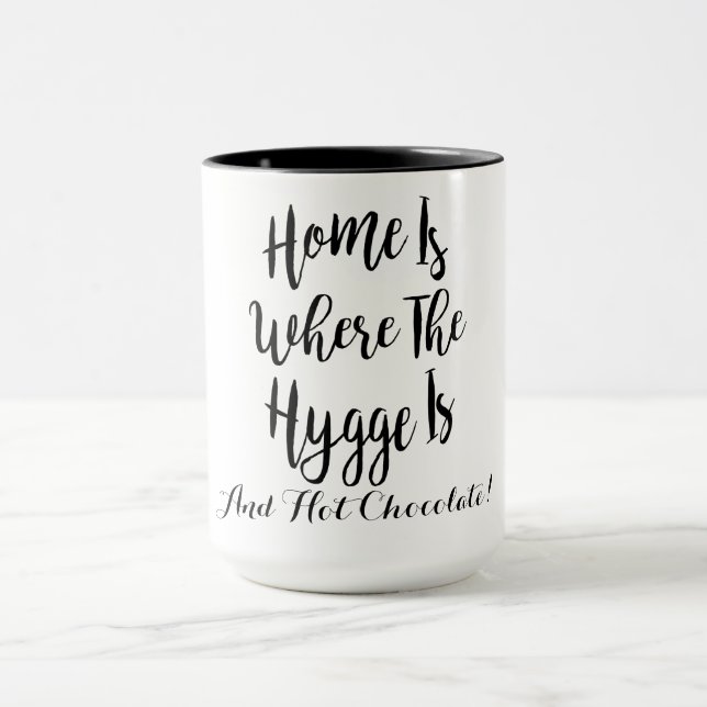 Hygge And Hot Chocolate Mug (Center)