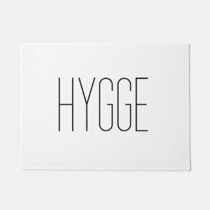 Hygge Black Thin Doormat