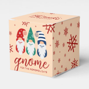 Hygge Christmas Gnome for the Holidays Snowflakes Favor Box