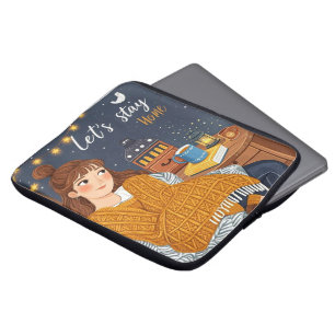 Hygge Cozy Candlelight Night Celebrate Laptop Sleeve