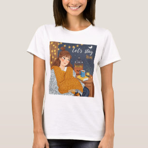Hygge Cozy Candlelight Night Celebrate  T-Shirt