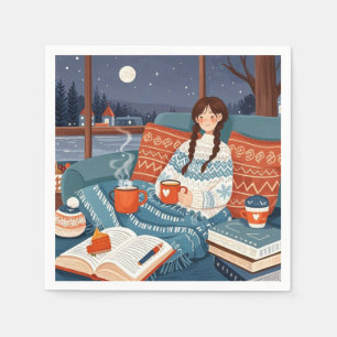 Hygge Cozy Night _ Celebrate cozy nights Napkin