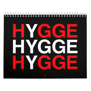 HYGGE Danish Flag Calendar