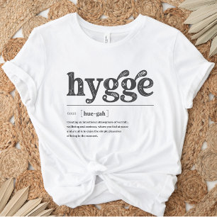 Hygge Definition Quote Scandanavian Cozy Season T-Shirt