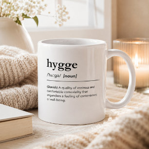 Hygge definition scandinavian cozy season coffee mug