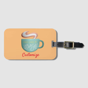 Hygge Drink Self-Care Thunder_Cove Luggage Tag