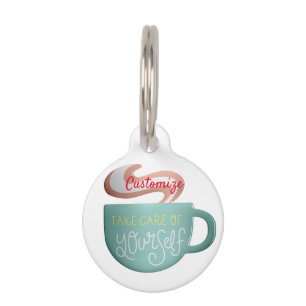 Hygge Drink Self-Care Thunder_Cove Pet Tag