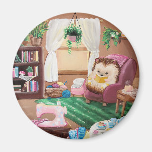 Hygge Hedgehog  Magnet