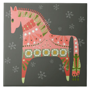 Hygge Horse Ceramic Kitchen Tile