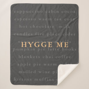 Hygge me cozy sherpa blanket for warm winters