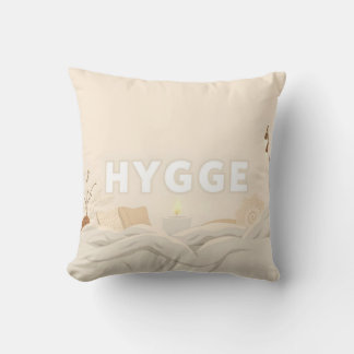 Hygge Throw Pillow | Cozy Scandinavian Home Decor