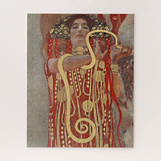 Hygieia by Gustav Klimt Jigsaw Puzzle (Vertical)
