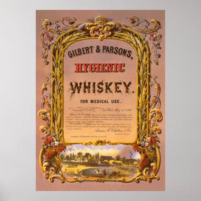 Hygienic Whiskey: 1860 - Poster (Front)