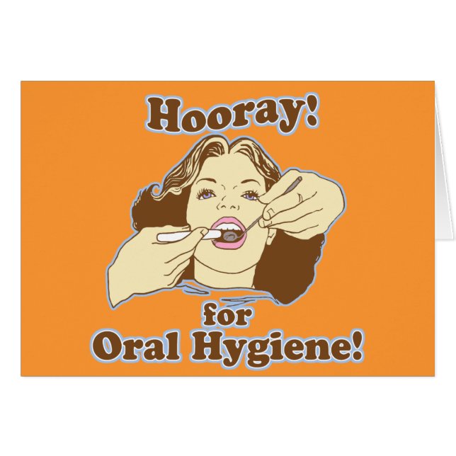 Hygiéniste dentaire drôle (Devant horizontal)