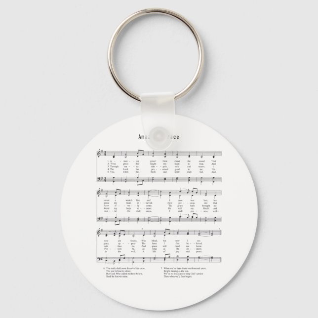 Hymn - Amazing Grace Keychain (Front)