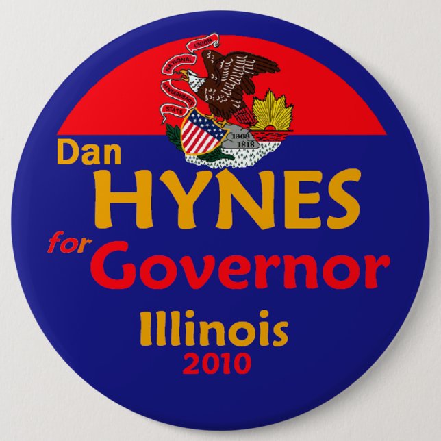 HYNES Gov 6" Button (Front)
