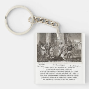 "Hypatia of Alexandria" Keychain